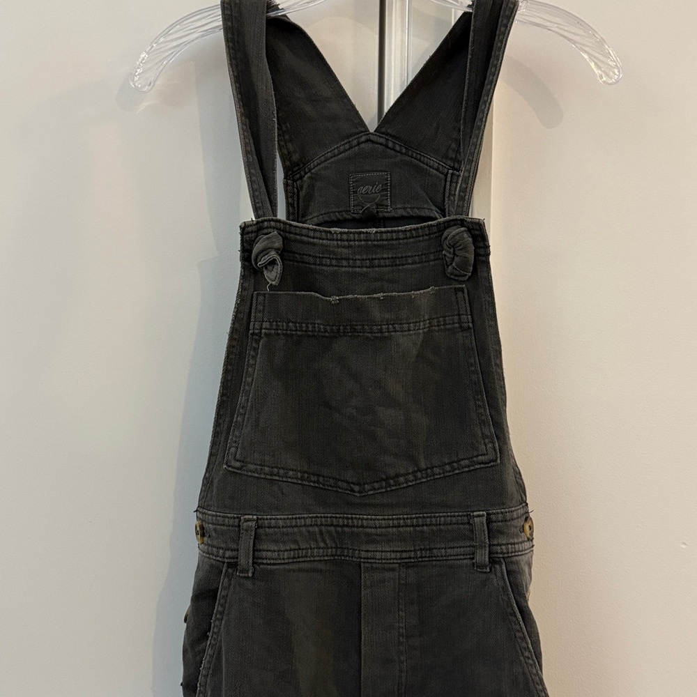 Aerie Charcoal Overalls - Picture 2 of 8